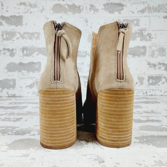 New Steve Madden Thrived Suede Leather Pointed Toe Ankle Boots E768 - Picture 6 of 14